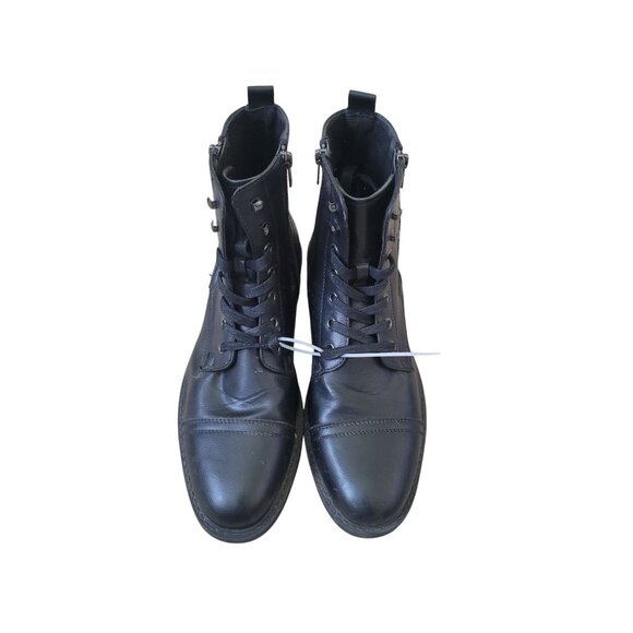 Unlisted Captain Boot Women's Combat Boots Size 10.5 Black Punk Grunge Emo Goth - Picture 1 of 4